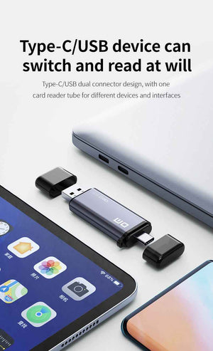 DM Card Reader USB2.0 +Type C CR017