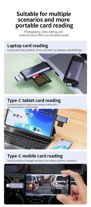 DM Card Reader USB2.0 +Type C CR017