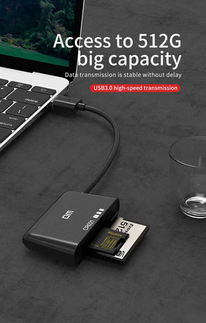 DM Card Reade 3 IN 1  USB CR021