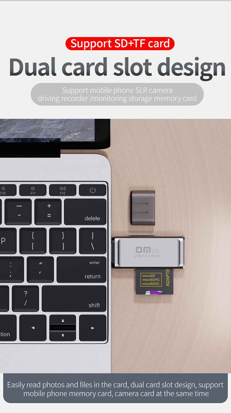 DM Card Reader 2 IN 1 USB CR026