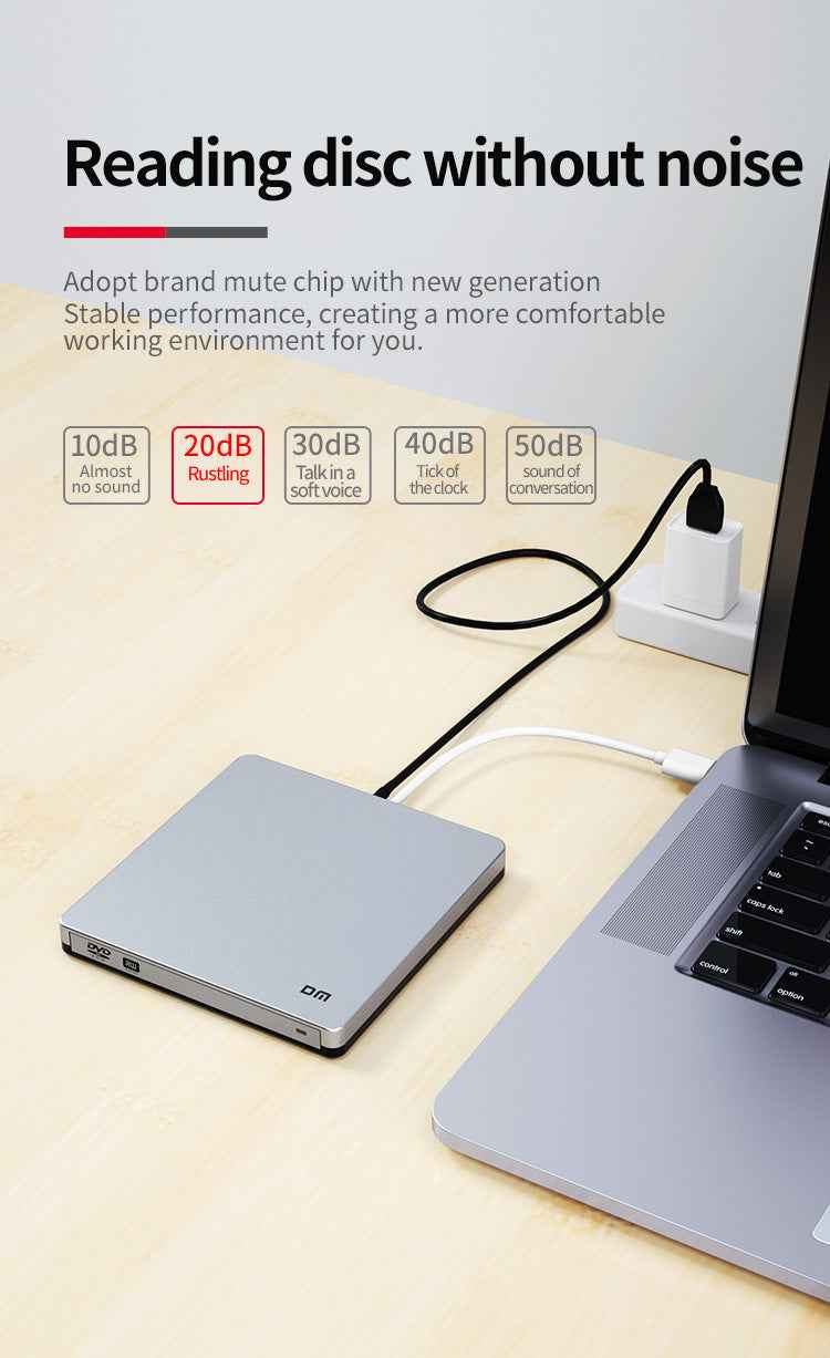 DM DVD EXTERNAL Type-C + USB DR001S