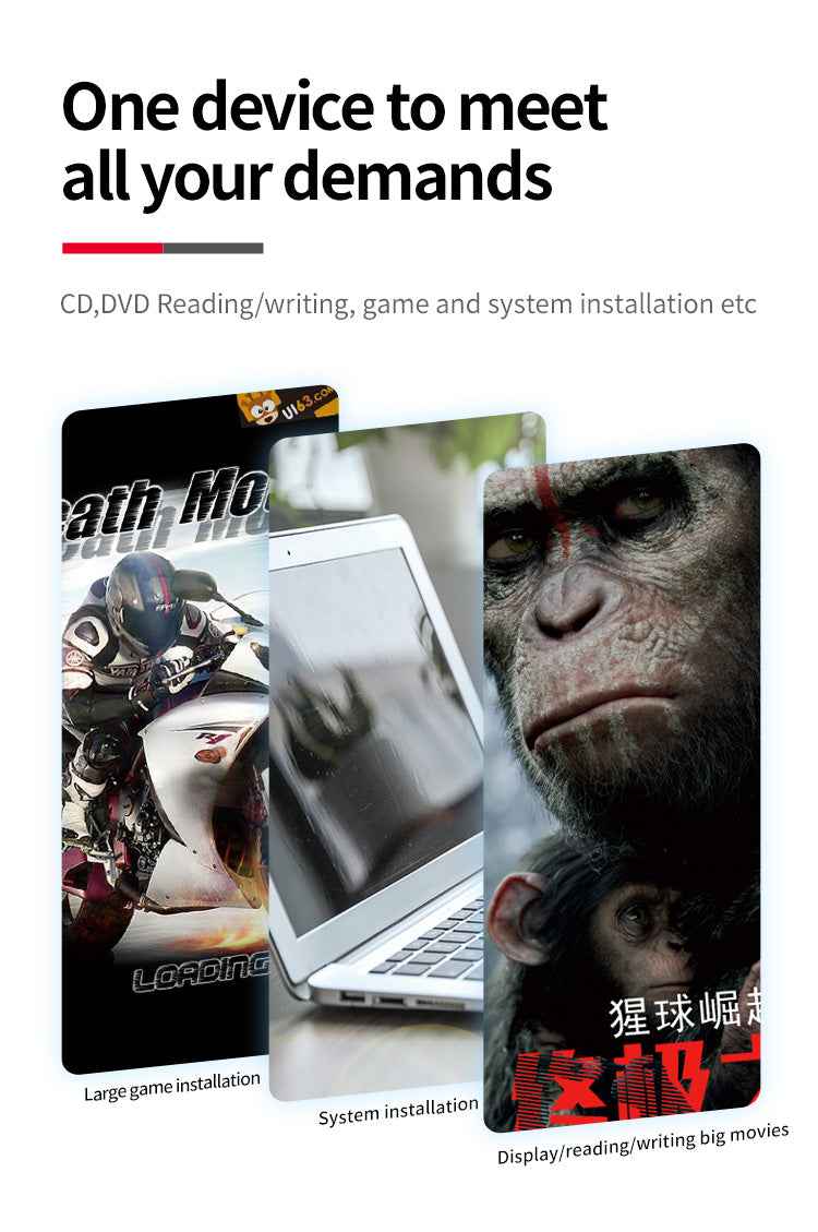 DM DVD EXTERNAL Type-C + USB DR001S