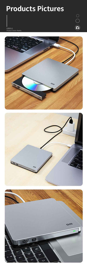 DM DVD EXTERNAL Type-C + USB DR001S