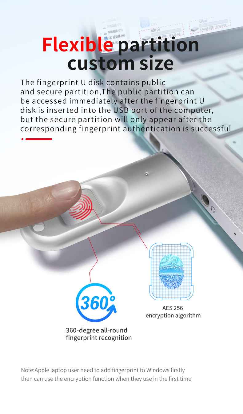 DM Flash Memory with Fingerprint FD069