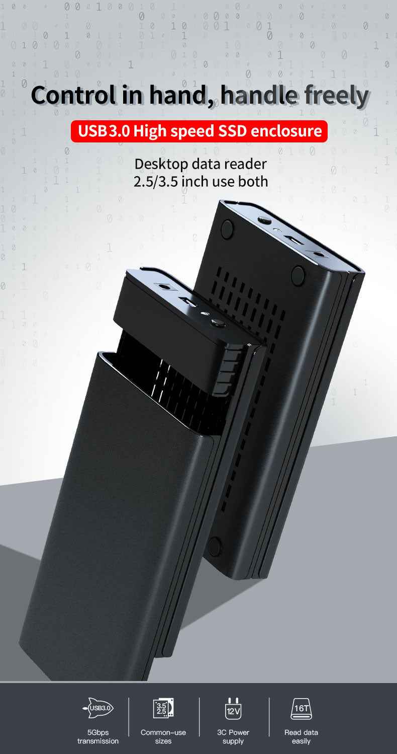 DM Enclosure External Hard Drive 3.5INCH HD035