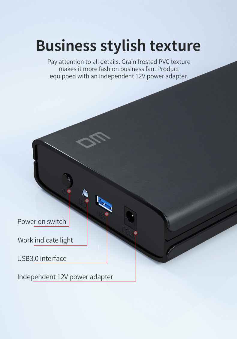 DM Enclosure External Hard Drive 3.5INCH HD035