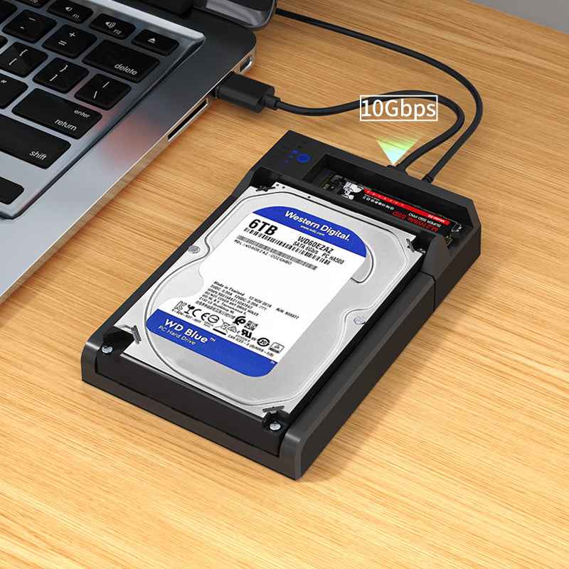 DM Enclosure M.2/SATA Dual-Bay  Docking Station HD055