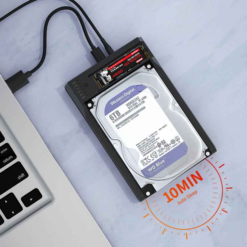 DM Enclosure M.2/SATA Dual-Bay  Docking Station HD055