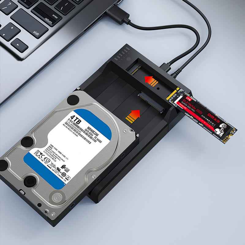 DM Enclosure M.2/SATA Dual-Bay  Docking Station HD055