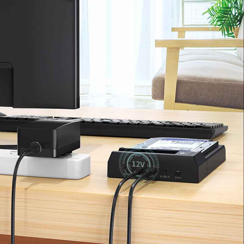 DM Enclosure M.2/SATA Dual-Bay  Docking Station HD055