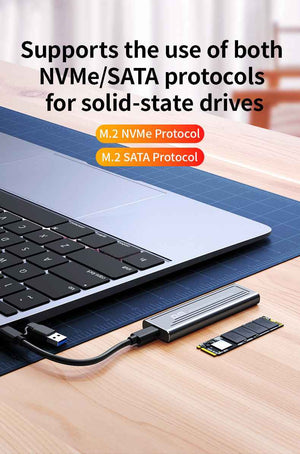 DM Enclosure M.2 NVMe USB 3.2 Gen2 Type-C HD1600
