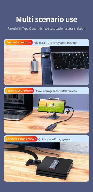DM Enclosure M.2 NVMe USB 3.2 Gen2 Type-C HD1600