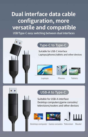 DM Enclosure M.2 NVMe USB 3.1 Gen2 Type-C 20Gbps HD2000