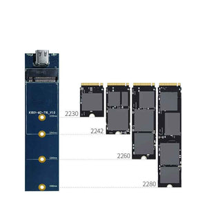 DM Enclosure M.2 NVMe USB 3.1 Gen2 Type-C 10Gbps HD990