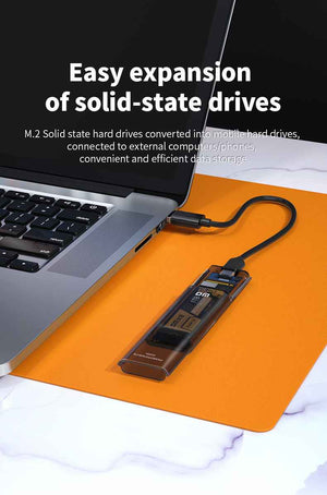 DM Enclosure M.2 NVMe USB 3.1 Gen2 Type-C 10Gbps HD990