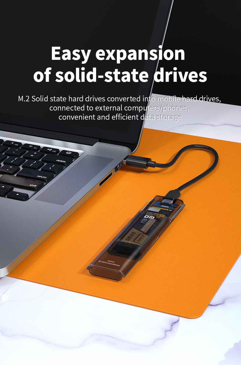 DM Enclosure M.2 NVMe USB 3.1 Gen2 Type-C 10Gbps HD990