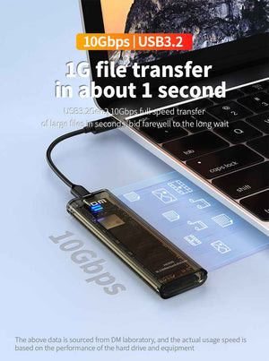 DM Enclosure M.2 NVMe USB 3.1 Gen2 Type-C 10Gbps HD990
