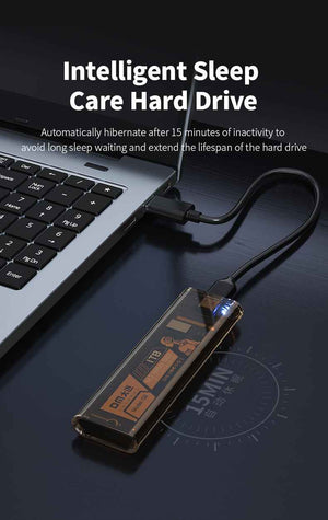 DM Enclosure M.2 NVMe USB 3.1 Gen2 Type-C 10Gbps HD990