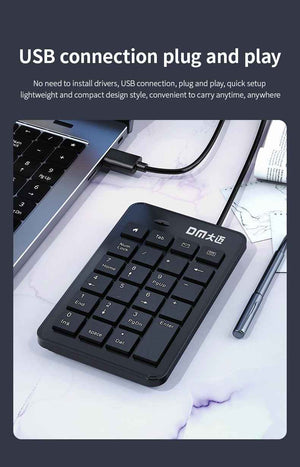 DM K16 Mini Number Keyboard Numpad