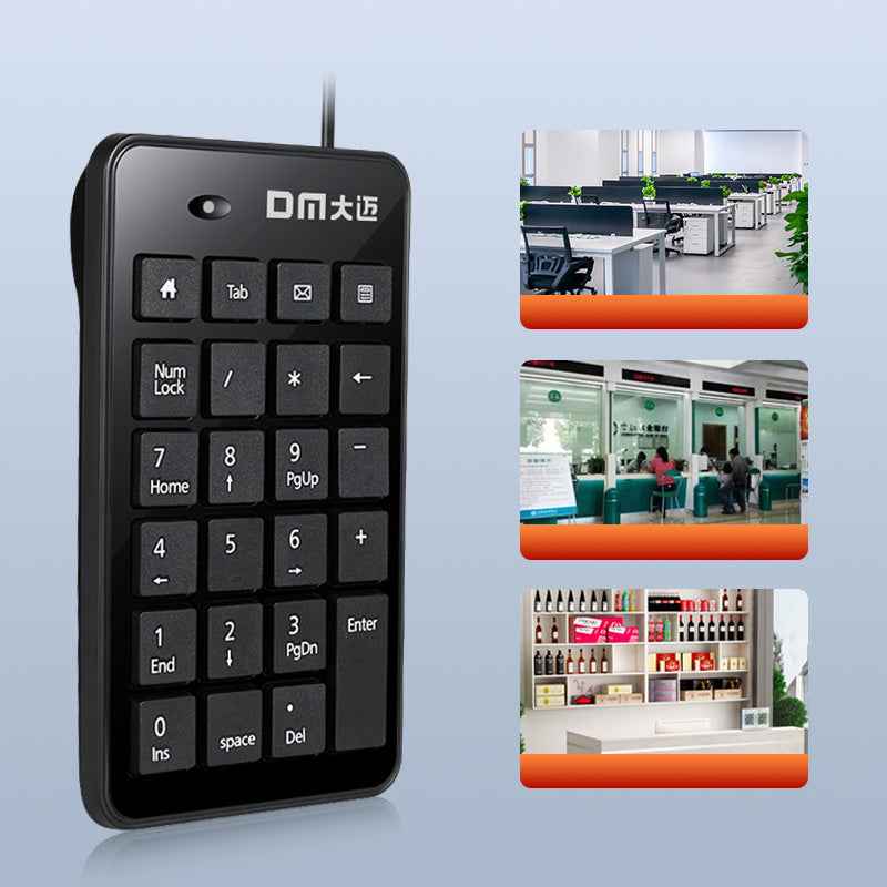 DM K16 Mini Number Keyboard Numpad