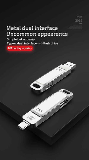 DM Flash Memory Type C With USB3.1 PD168