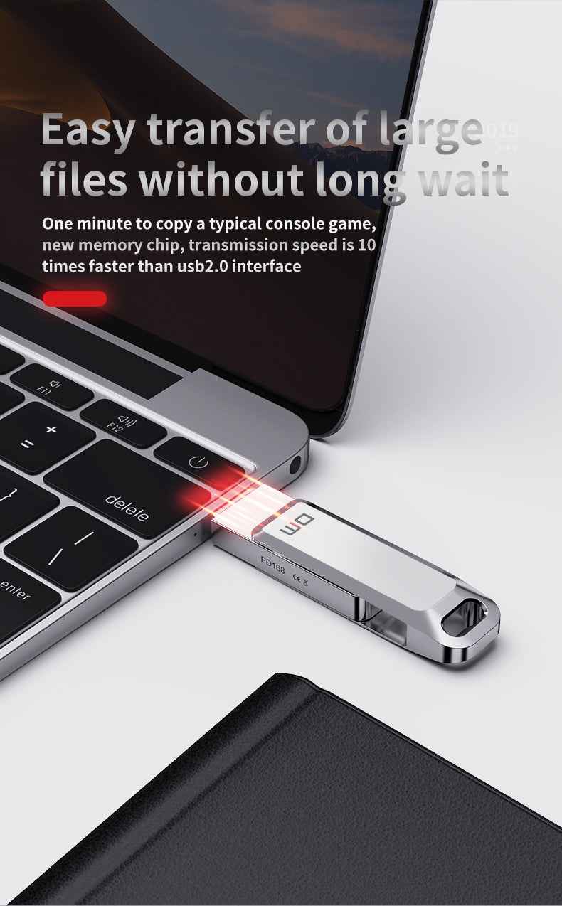 DM Flash Memory Type C With USB3.1 PD168