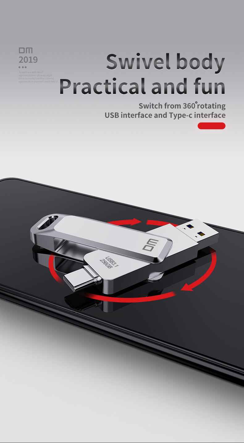 DM Flash Memory Type C With USB3.1 PD168