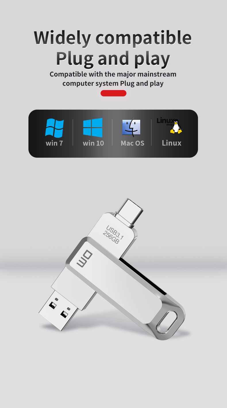 DM Flash Memory Type C With USB3.1 PD168
