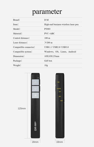 DM Laser pointer with Red light PT003