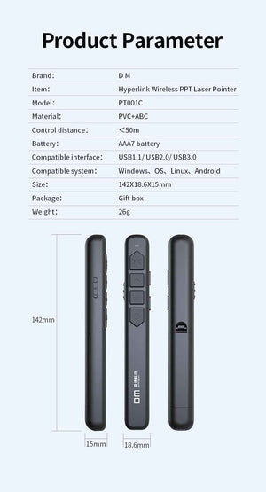 DM Laser pointer with Red light PT001C