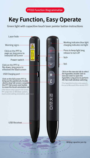 DM Laser pointer  with Green light PT010