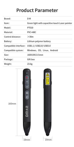 DM Laser pointer  with Green light PT010