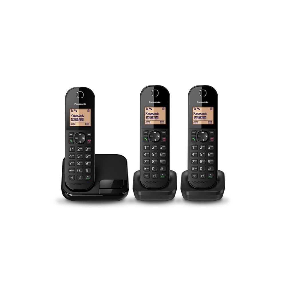 Panasonic Cordless Phone 3 Sets KX-TGC413UEB - AWRO STORE