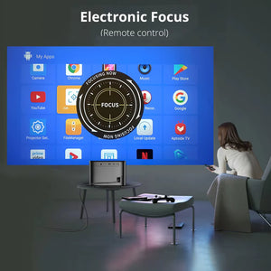 F18 Mini 4K Video Projector Dual WiFi Bluetooth