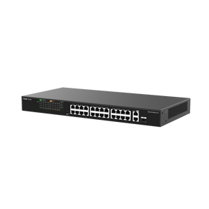 Ruijie 24-Port 10/100 Mbps with 2-Port Gigabit RG-ES126FGS-LP