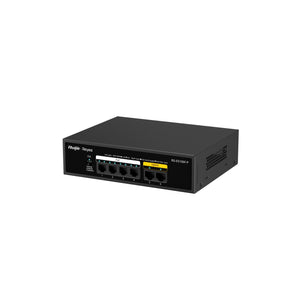 Ruijie  6-Port 10/100 Mbps Unmanaged PoE RG-ES106F-P - AWRO STORE