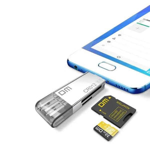DM Type-C USB3.0 SD TF Micro SD OTG Card Reader CR012
