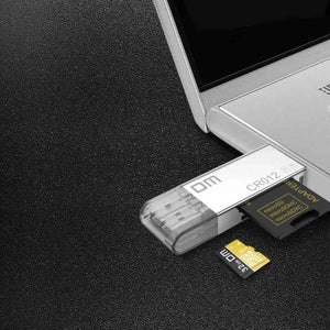 DM Type-C USB3.0 SD TF Micro SD OTG Card Reader CR012