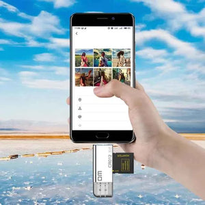 DM Type-C USB3.0 SD TF Micro SD OTG Card Reader CR012