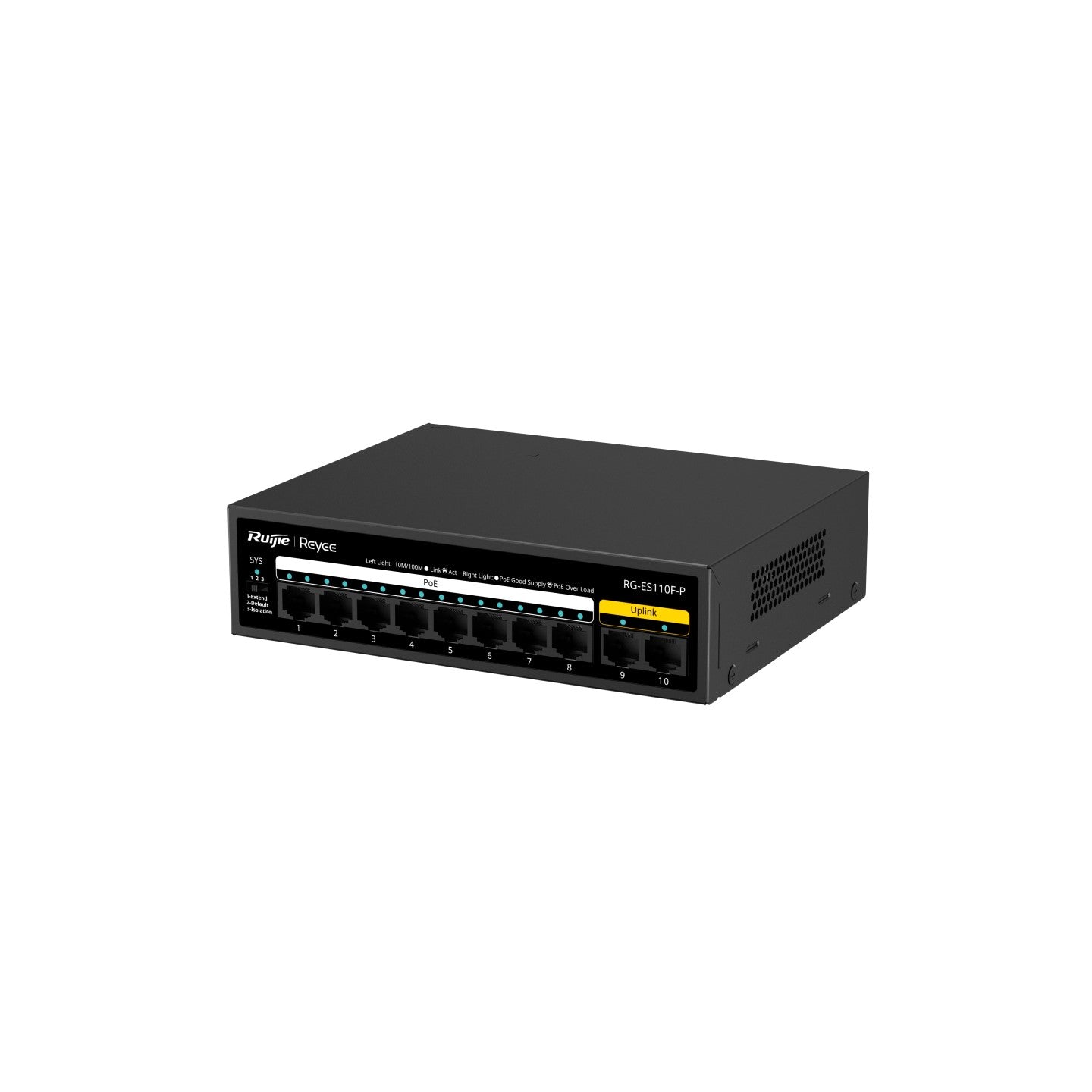 Ruijie 10-Port 10/100 Mbps Unmanaged PoE RG-ES110F-P - AWRO STORE