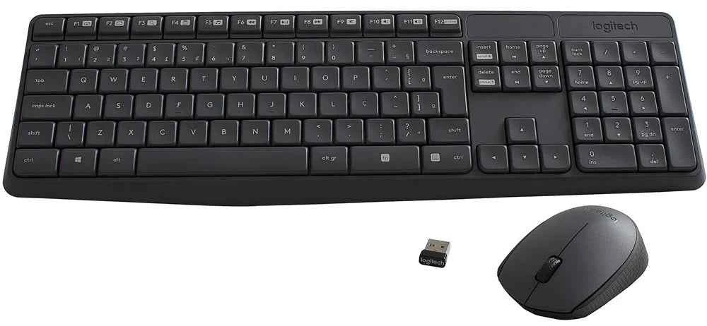 Logitech Wireless Keyboard and Mouse - Arabic MK235
