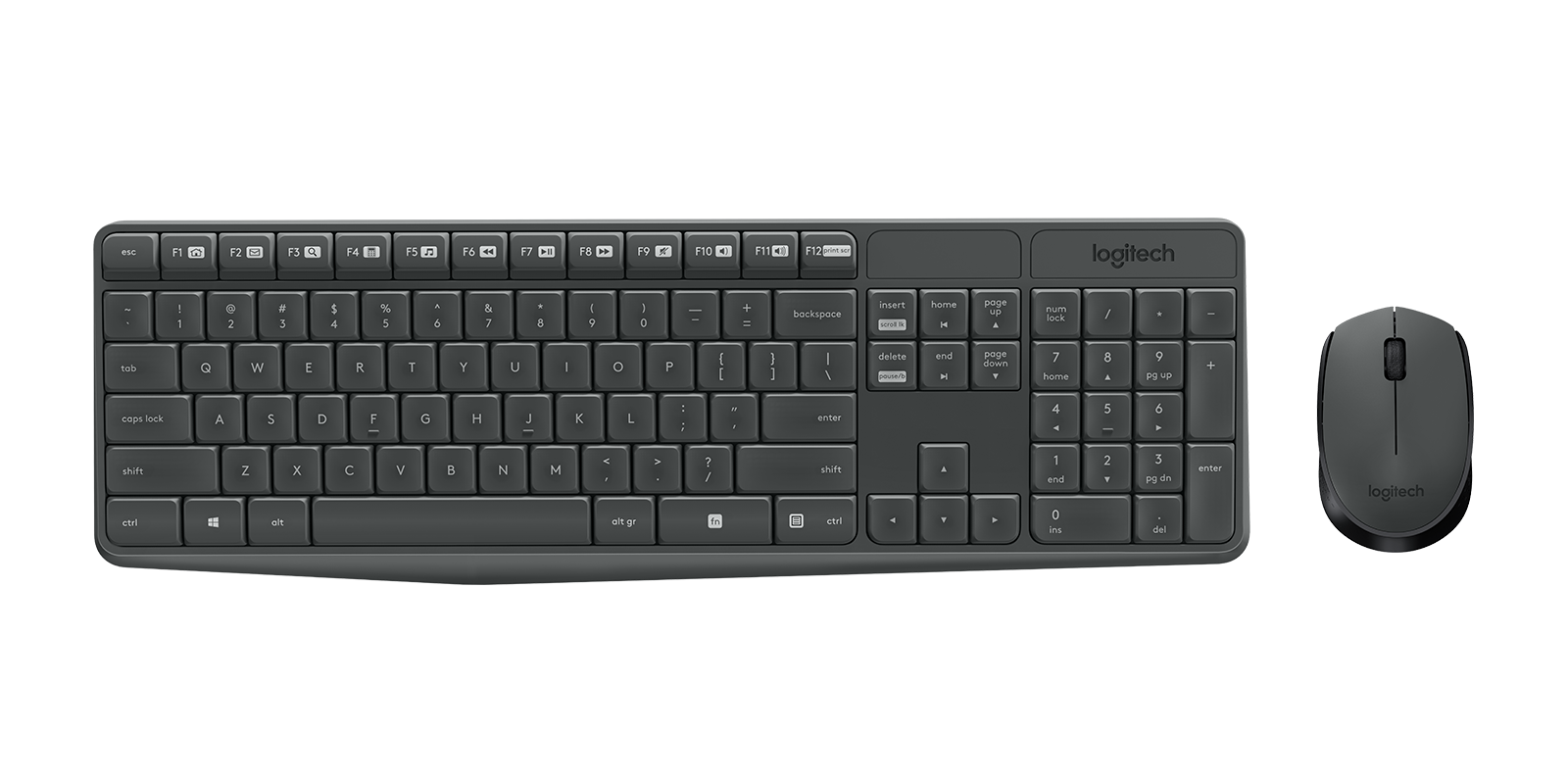 Logitech Wireless Keyboard and Mouse - Arabic MK235 - AWRO STORE