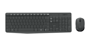Logitech Wireless Keyboard and Mouse - Arabic MK235 - AWRO STORE